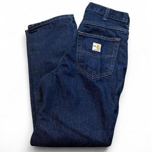Carhartt fire resistant denim workwear gorpcore blue jeans 30x30